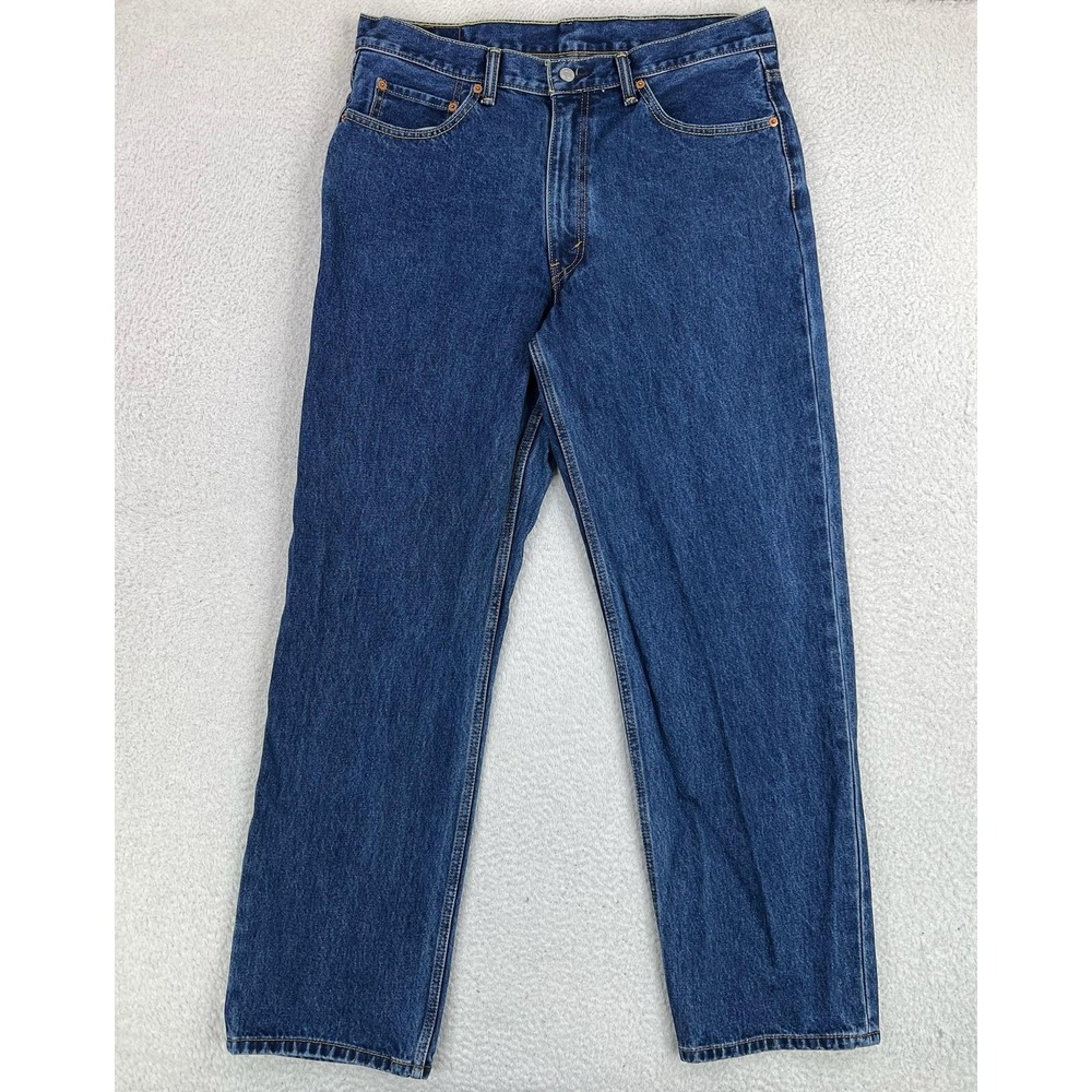 Levis 550 Jeans Mens 36x32 Blue Relaxed Tapered 100% Cotton Denim Medium Wash